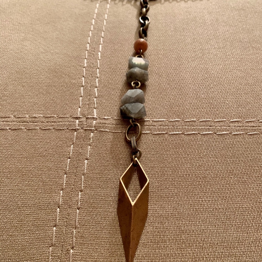 Rustic chained necklace